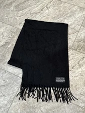 Guy Laroche 100% Pure Black Cashmere Scraf One Size