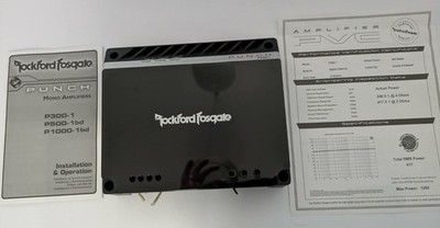 Rockford Fosgate Punch P300-1 1-Channel Car Amp for sale online | eBay