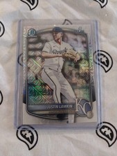 Justin Lamkin 2025 Bowman Draft #BDC-62 1st Mojo Mega Box Refractor Royals 📈📈