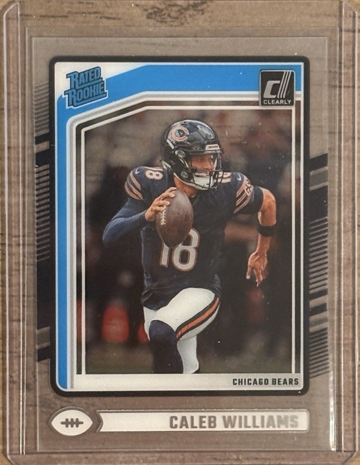 2024 Clearly Donruss Rated Rookie Caleb Williams #51 Rookie RC (B)