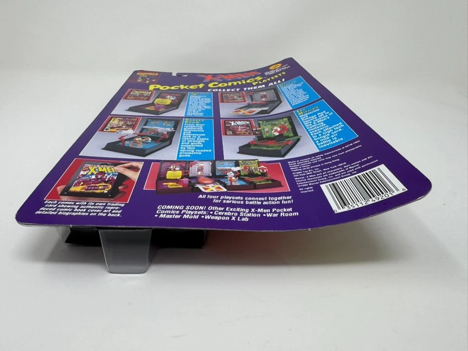 Игровой набор Danger Room Pocket Comics X-Men Marvel Comics 1994 Toybiz Wolverine NOC - Изображение 3 из 4