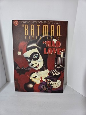 Displate Metal Poster Batman DC Comics Harley Quinn Mad Love 17.7 x 12.6