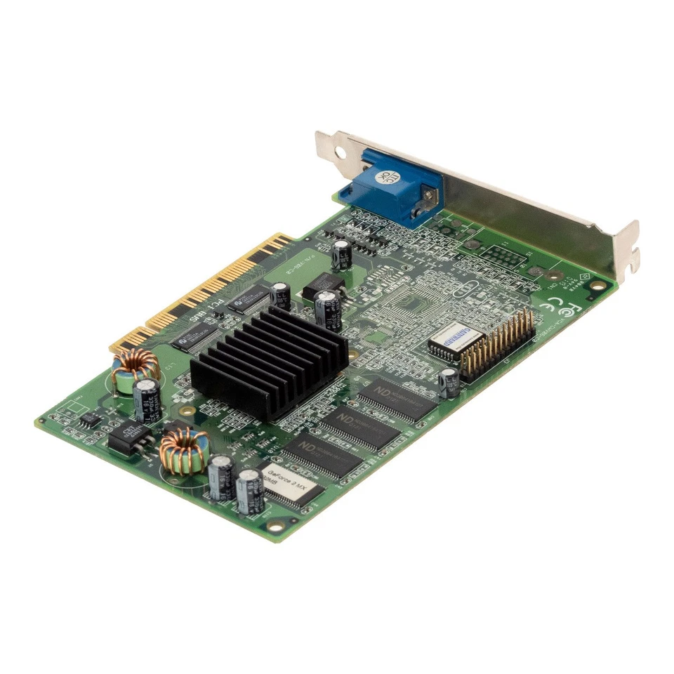Graphic Card Gainward Nvidia GEFORCE2 MX 32MB VGA-GWV06-C0 V06-C0 D-Sub PCI - Image 3 of 3