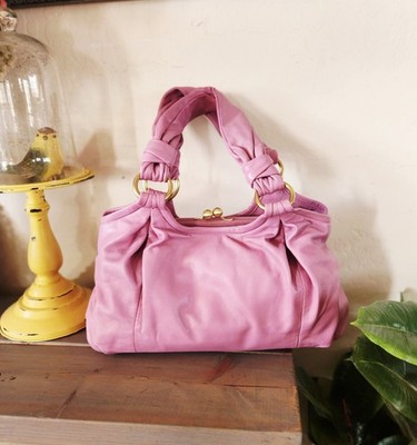 Authentic Pink Coach Parker Kisslock hobo 2008 Y2K 13437 | eBay