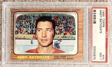 1966 Topps #44 Andy Bathgate PSA 7 NM