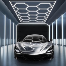 Hexagon Garage Light Higher Brightness 720W 86400 Lumens Hexagon Led Garage