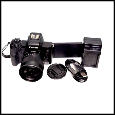 Canon EOS M50 Mark II 24.1MP Mirrorless Camera Kit w/ EF-M 18-5mm STM Lens