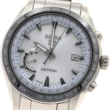 SEIKO Astron SBXB093/8X22-0AG0-2 white Dial Solar Powered Radio Men's 903890