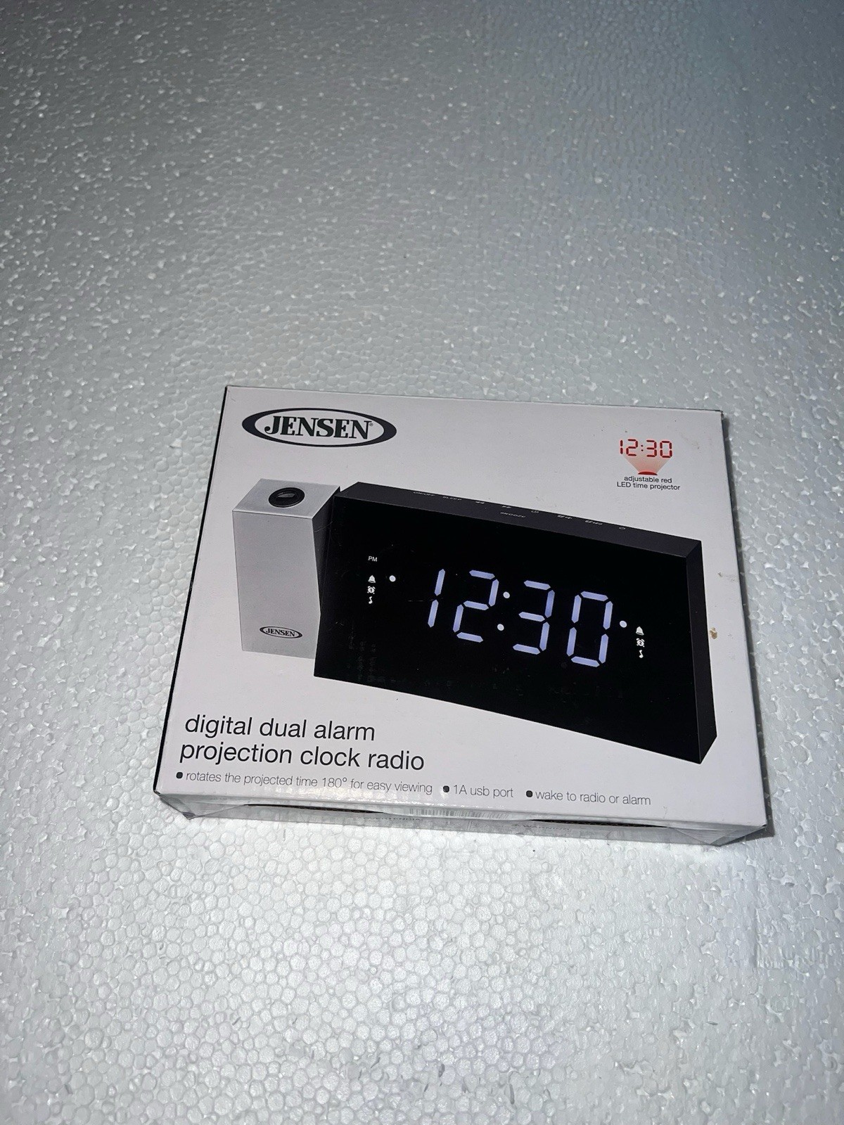 Jensen Projector Alarm Clock Dual Alarm JCR-238