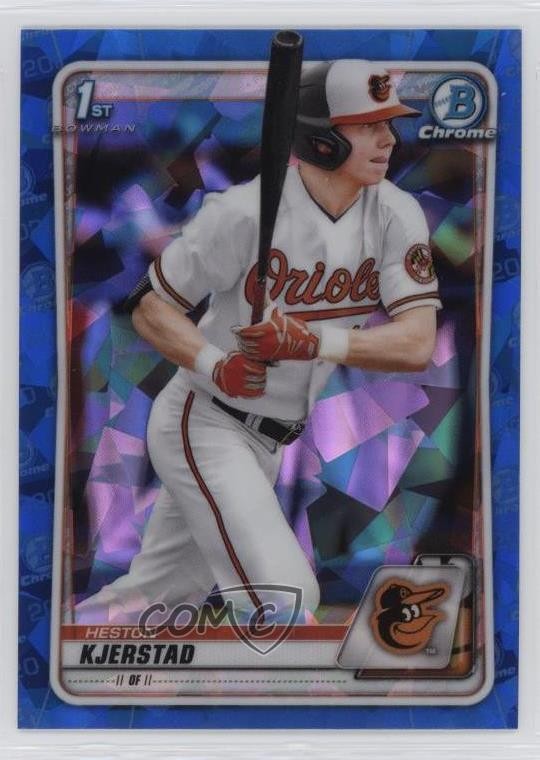 2020 Bowman Chrome Draft Sapphire Edition Heston Kjerstad #BD-122 0n64