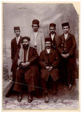 Group of Bakhtiyari Leaders, Ahwaz, Iran. Photographer: unknown. Qajar, Persia.