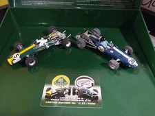 Scalextric 1/32 Legends F1 Set, Jim Clark #5 / Dan Gurney #36