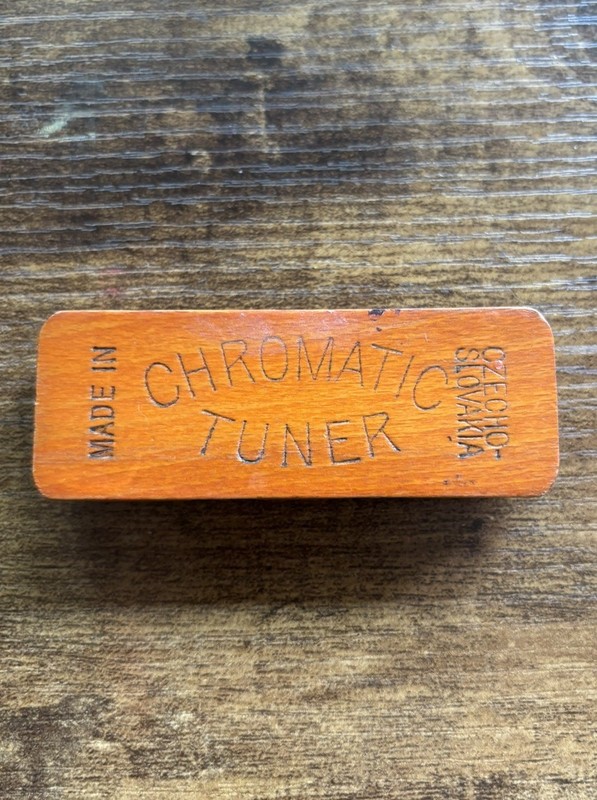 Vintage Chromatic Tuner, Pitch Pipe, Made in Czechoslovakia
