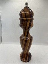 Wooden Pepper Mill Hand Made 2017 Hamlin 10  ...