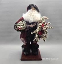 Vintage St. Nicholas Square Spirit of Santa Christmas Holiday Figurine 17"