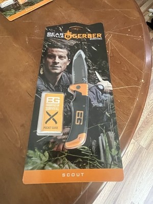 Bear Grylls Gerber Survival Compact Scout Knife Folding  