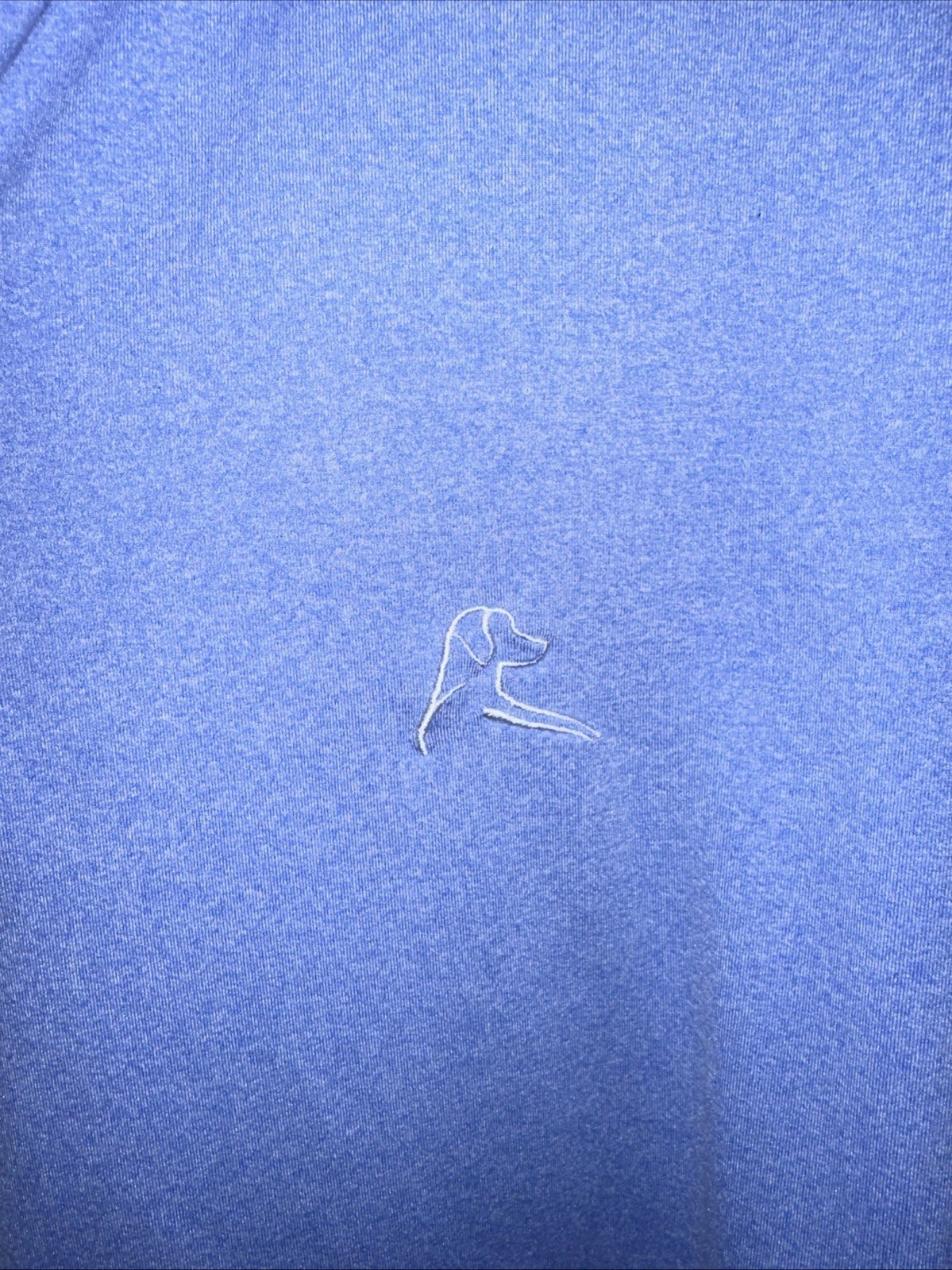 Rhoback Men's Solid Blue 1/4 Zip Performance Long… - image 3