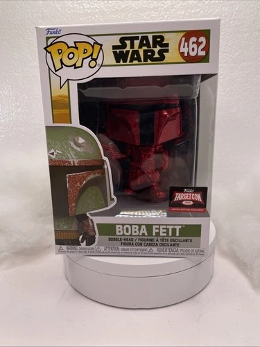 Funko POP Star Wars Boba Fett Red Chrome Special Edition  #462