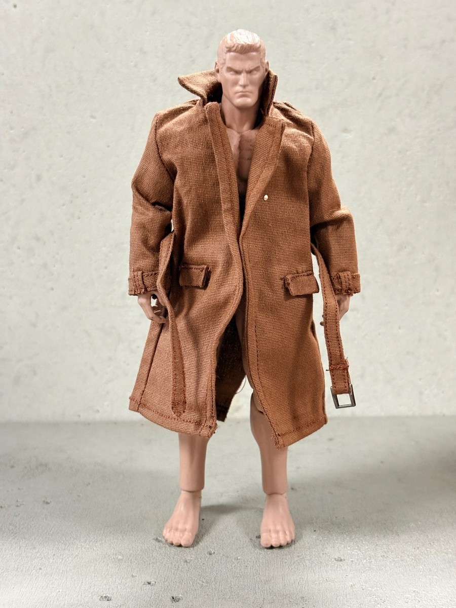 PB-LTC-CK: 1/12 Brown Wired Coat for 6