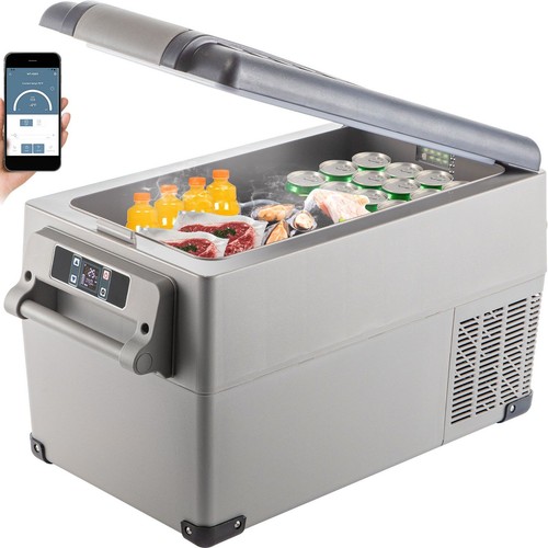 Portable 37Qt Fridge Freezer: Dual Zone, -4–68°F, 12/24V & 110–240V, App Control