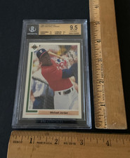 1991 Upper Deck Baseball #SP1 Michael Jordan Rookie Card Graded BGS 9.5 w/10 CTR. rookie card picture