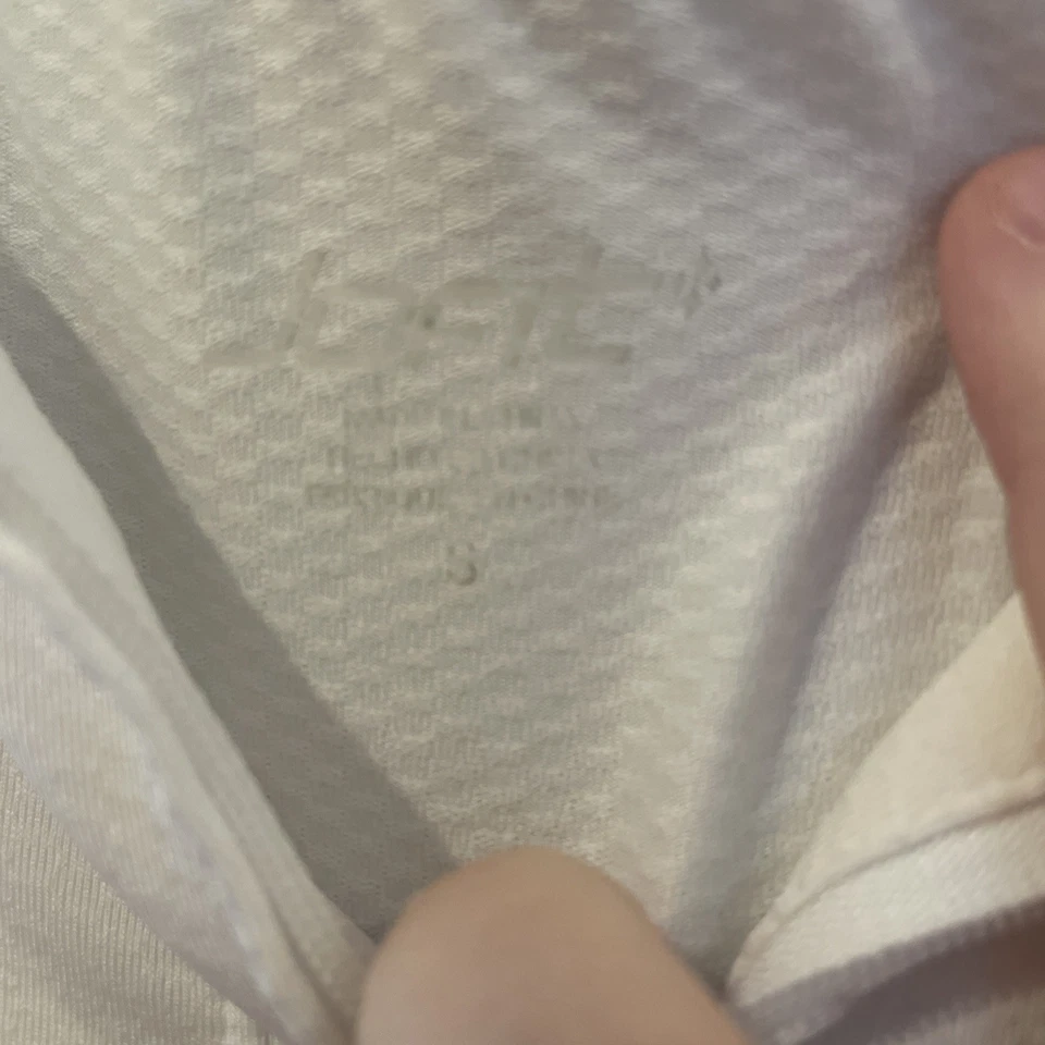 Jofit Women's Golf Shirt Size Small White And Textured Short Sleeve - Image 2 of 4