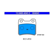 Kits de frein Opel CALIBRA