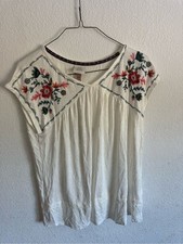 Knox Rose Shirt with Floral Embroidery