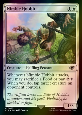 MTG Nimble Hobbit Foil ** The Lord of the Rings ** English