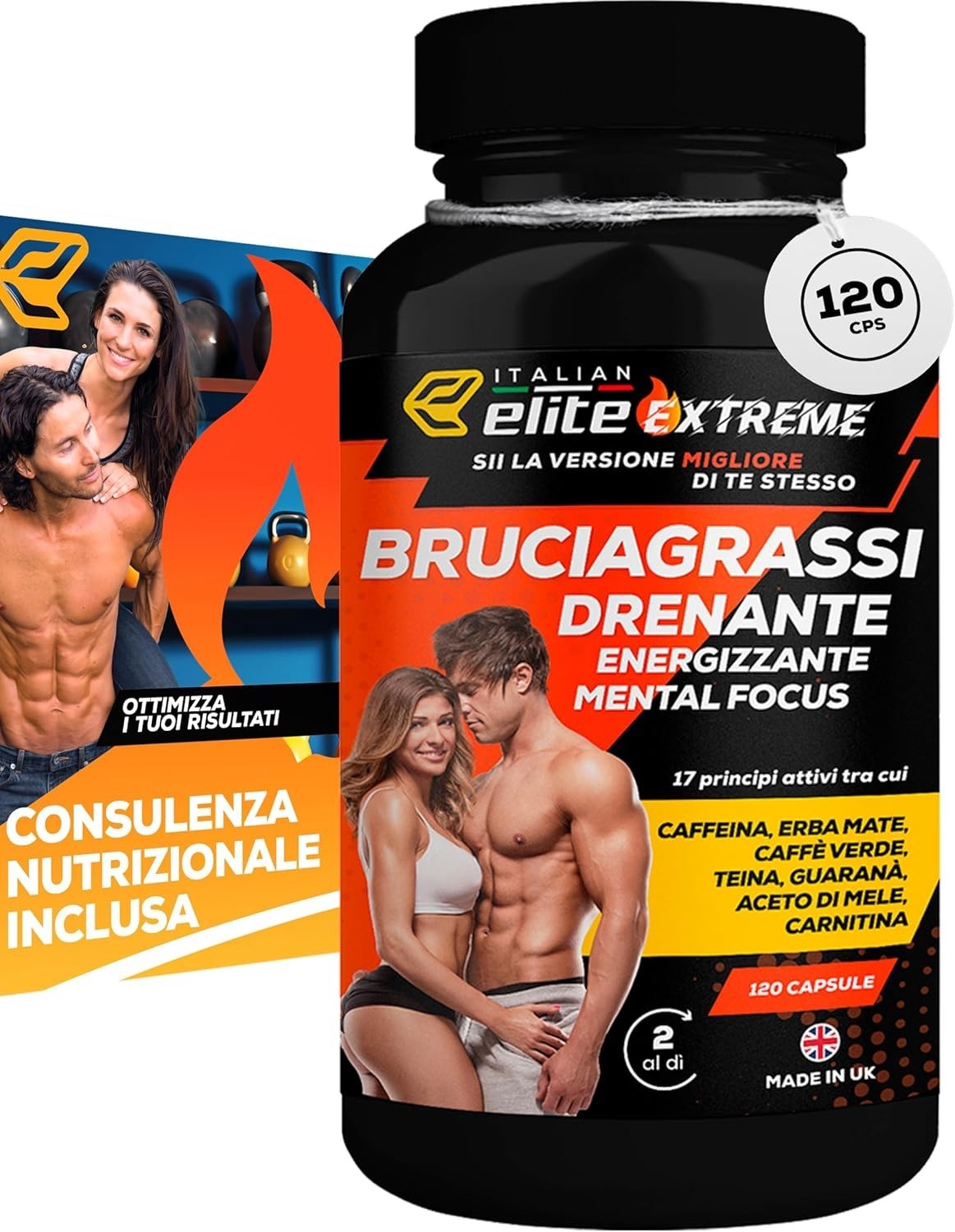 Elite Extreme Integratore Snellente 120 Capsule | Vitamina B12