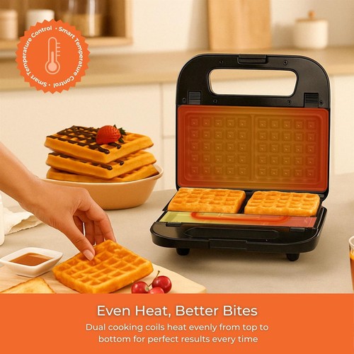 Innoteck Kitchen Pro 3 in 1 Snack Maker with Interchangable Plates - Picture 4 of 9