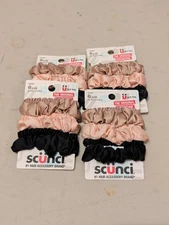 4 Pks of 6 Scunci Original Scrunchies Multi Color 33467 24 Total