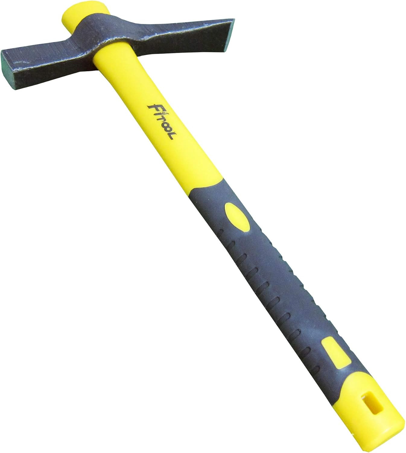 Forged Masons Hammer, 25Oz Bricklayer'S Solid Mattock Cutter Hammer, Masonry Too