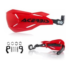 Acerbis Handguards Enduro MX Handprotektoren X-Factory rot schwarz