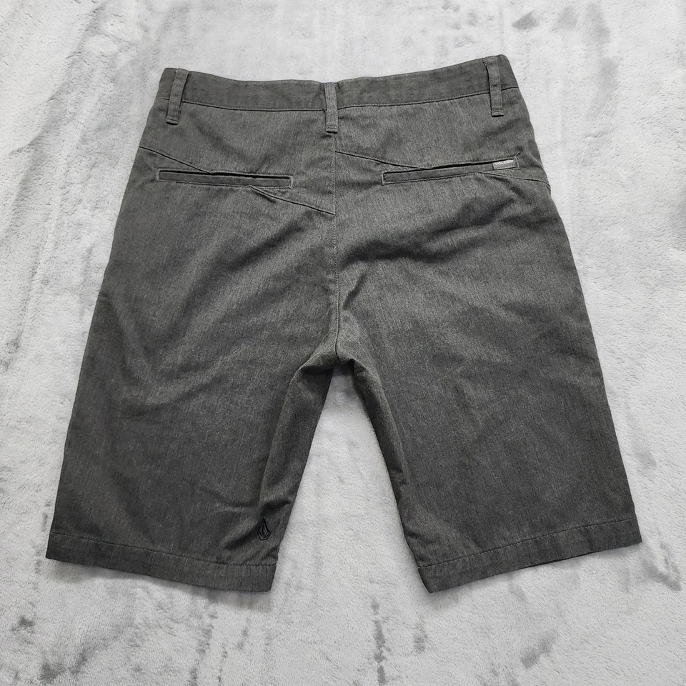 Volcom Shorts Mens 30 Gray V Monty Modern Fit Bermuda Stretch Cotton Chino - Image 3 of 4
