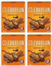 Celebration Leclerc Cafe au Lait Wafer Cookies, 240g (4 Pack)