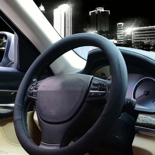 ´Car Steering Wheel Cover 38cm Diameter Artificial Leather Protector For - Picture 6 of 12