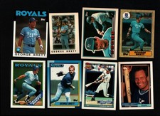 George Brett 1986 1987 1988 1990 1991  1992 Topps Baseball Cards