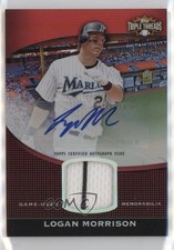 2011 Topps Triple Threads Unity Relic /99 Logan Morrison #TTUAR-39 Auto 1dm4