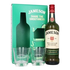 Jameson Irish Whiskey - 2 Glass Gift Pack Whisky 70cl