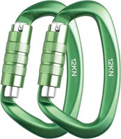 Karabinerhaken D-Form Aluminium 1200Kg Belastbarkeit Set FüR Camping Wandern