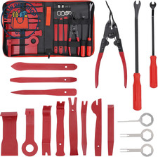 Car Trim Removal Tool Kit Pry Bars Clip Pliers for Door Panel Dashboard 19PCS
