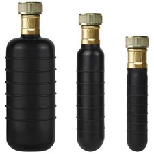 3PCS Drain Bladder Unclogger Main Sewer Fit 1" to 6", Black