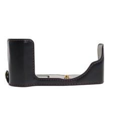 Halbschale Kameratasche Olympus E-PL7 Tasche Etui Kunstleder schwarz CC1792a