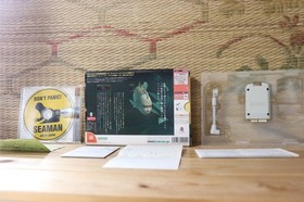Seaman Sea man w/VM ver w/box manual mike Puru Puru Pack Dreamcast DC Japan VG!