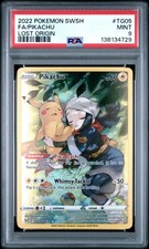 2022 POKEMON SWORD & SHIELD LOST ORIGIN #TG05 FULL ART/PIKACHU PSA 9