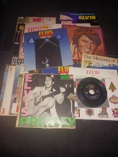 VInyl Record LOT Elvis Presley 48 OF THEM & (14) 45'S USED