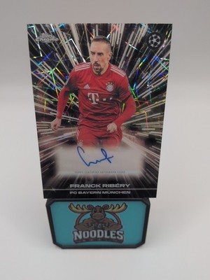 Franck Ribery Black Lazer Auto Topps Chrome UCC 2025/26 Bayern München Laser