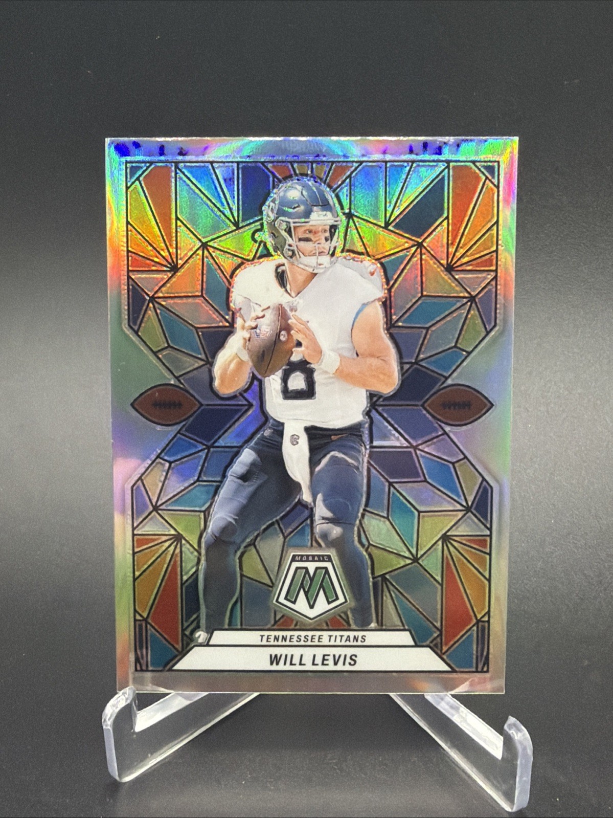 2024 Panini Mosaic - Stained Glass Will Levis #SG-12