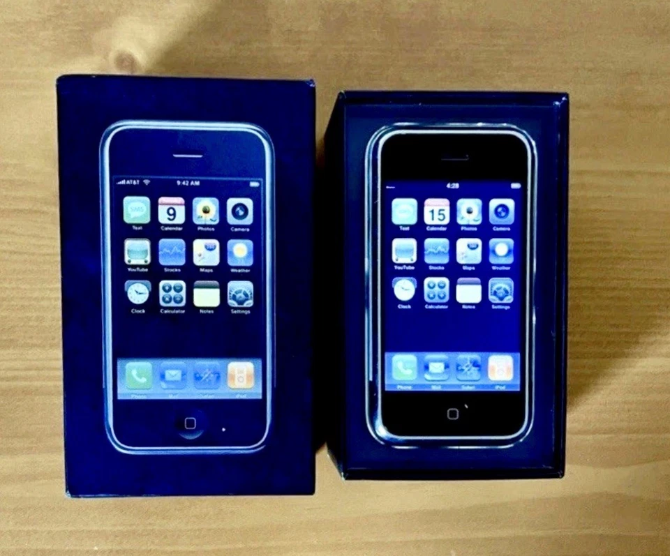 💎RARO APPLE IPHONE 1ª GENERACIÓN A1203-4GB”ACCESORIOS NUEVOS, CAJA A JUEGO” Foto 2 de 4